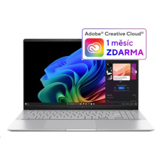 ASUS NTB Vivobook S 15 OLED(S5507QA-OLED064X), X1E-78-100, 15.6" 2880 x 1660, 32GB, 1TB SSD, Adreno, W11 Pro, Silver ASUS NTB Vivobook S 15 OLED(S5507QA-OLED064X), X1E-78-100, 15.6" 2880 x 1660, 32GB, 1TB SSD, Adreno, W11 Pro, Silver