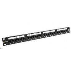 Solarix Patch panel 24 x RJ45 CAT6 UTP 350 MHz černý 1U SX24-6-UTP-BK Solarix Patch panel 24 x RJ45 CAT6 UTP 350 MHz černý 1U SX24-6-UTP-BK