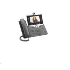 BAZAR - Cisco CP-8865-3PCC-K9=, VoIP telefon, 10line, 2xGbE, 5" displej, Wi-Fi, kamera, BT, 2xUSB, PoE - rozbaleno BAZAR - Cisco CP-8865-3PCC-K9=, VoIP telefon, 10line, 2xGbE, 5" displej, Wi-Fi, kamera, BT, 2xUSB, PoE - rozbaleno