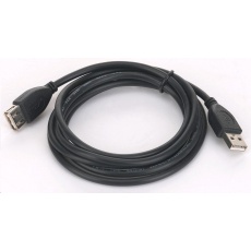 GEMBIRD Kabel USB 2.0 A-A prodlužovací 3m Professional (černý, zlacené kontakty) GEMBIRD Kabel USB 2.0 A-A prodlužovací 3m Professional (černý, zlacené kontakty)