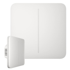 Ajax SoloButton (2-gang) - Samostatné tlačítko pro LightSwitch, bílá Ajax SoloButton (2-gang) - Samostatné tlačítko pro LightSwitch, bílá