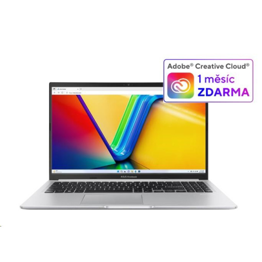 ASUS NTB Vivobook 15 (X1502VA-NJ881W), i5-13420H, 15.6" 1920x1080, 16GB, 512GB SSD, Iris X, W11 Home, Cool Silver