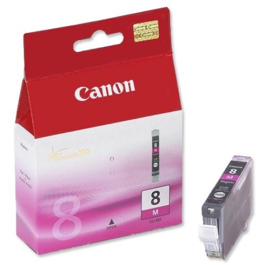 Canon CARTRIDGE CLI-8M purpurová pro  iX4000, iX5000, MP-500, MP-800, PIXMA iP3300, iP3500, iP4200, iP4300 (490 str.)