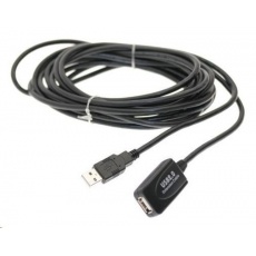 PREMIUMCORD USB 2.0 repeater a prodlužovací kabel A/M-A/F 5m PREMIUMCORD USB 2.0 repeater a prodlužovací kabel A/M-A/F 5m