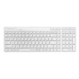A4tech FStyler FBK27C AS, bezdrátová Dual mode Bluetooth+2,4G klávesnice, CZ, bílá