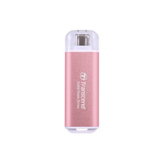 TRANSCEND Externí SSD ESD300P 512GB, External SSD, USB 10Gbps, Type C, růžová TRANSCEND Externí SSD ESD300P 512GB, External SSD, USB 10Gbps, Type C, růžová