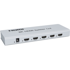 PremiumCord HDMI 2.1 splitter 1-4 porty, 8K@60Hz, 4K@120Hz, 1080p, HDR PremiumCord HDMI 2.1 splitter 1-4 porty, 8K@60Hz, 4K@120Hz, 1080p, HDR