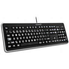 CONNECT IT Klávesnice CI-71 s LED podsvícením a VELKÝM fontem, USB CONNECT IT Klávesnice CI-71 s LED podsvícením a VELKÝM fontem, USB