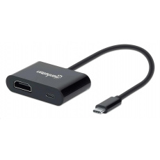 MANHATTAN Adapter USB-C na HDMI, 4K@60Hz, černá MANHATTAN Adapter USB-C na HDMI, 4K@60Hz, černá