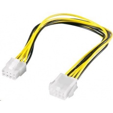 PREMIUMCORD Kabel napájecí interní 8pin, prodloužení 28cm PREMIUMCORD Kabel napájecí interní 8pin, prodloužení 28cm