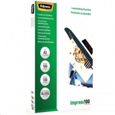 Laminovací fólie Fellowes A3 100 mic, balení 100 ks Laminovací fólie Fellowes A3 100 mic, balení 100 ks
