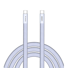 VERBATIM Kabel Sync & Charge SoftTouch USB-C, 100W, 120cm, fialová VERBATIM Kabel Sync & Charge SoftTouch USB-C, 100W, 120cm, fialová