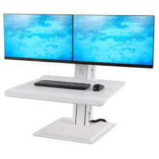 Stolní pracovní stanice pro 2 monitory Fiber Mounts ST15-2AW Stolní pracovní stanice pro 2 monitory Fiber Mounts ST15-2AW