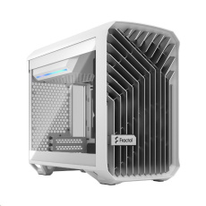 FRACTAL DESIGN skříň Torrent Nano White TG Clear Tint, USB 3.1 Type-C, 2x USB 3.0, bez zdroje, mITX FRACTAL DESIGN skříň Torrent Nano White TG Clear Tint, USB 3.1 Type-C, 2x USB 3.0, bez zdroje, mITX