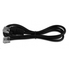 Virtuos kabel 10P10C-6P6C-24V1 pro pokladní zásuvky, černý, 1,1m Virtuos kabel 10P10C-6P6C-24V1 pro pokladní zásuvky, černý, 1,1m