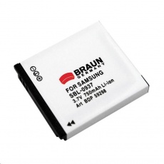 Braun akumulátor SAMSUNG SLB-0937, 750mAh Braun akumulátor SAMSUNG SLB-0937, 750mAh