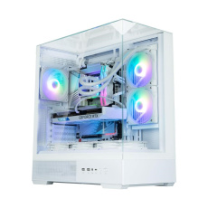 ZALMAN case P40 Prism, Mid Tower, ATX, 2xUSB 3.0, 1xUSB-C, 1x 120mm ARGB Fan, bílá ZALMAN case P40 Prism, Mid Tower, ATX, 2xUSB 3.0, 1xUSB-C, 1x 120mm ARGB Fan, bílá