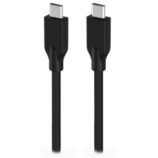 GENIUS nabíjecí kabel ACC-C2CC-3A, 100cm, USB-C na USB-C, 3A, PD60W, opletený, černý GENIUS nabíjecí kabel ACC-C2CC-3A, 100cm, USB-C na USB-C, 3A, PD60W, opletený, černý