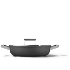 Smeg CKFD2811BLM hluboká pánev, nepřilnavý povrch, 50's Style, 28 cm, černá Smeg CKFD2811BLM hluboká pánev, nepřilnavý povrch, 50's Style, 28 cm, černá