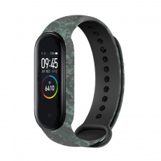 Rhinotech řemínek pro Xiaomi Mi Band 3 / 4 maskáčová šedo-zelená Rhinotech řemínek pro Xiaomi Mi Band 3 / 4 maskáčová šedo-zelená