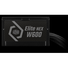 Cooler Master zdroj Elite NEX 600W 230V, 120mm, 80+ White, Mesh (opletené kabely) Cooler Master zdroj Elite NEX 600W 230V, 120mm, 80+ White, Mesh (opletené kabely)