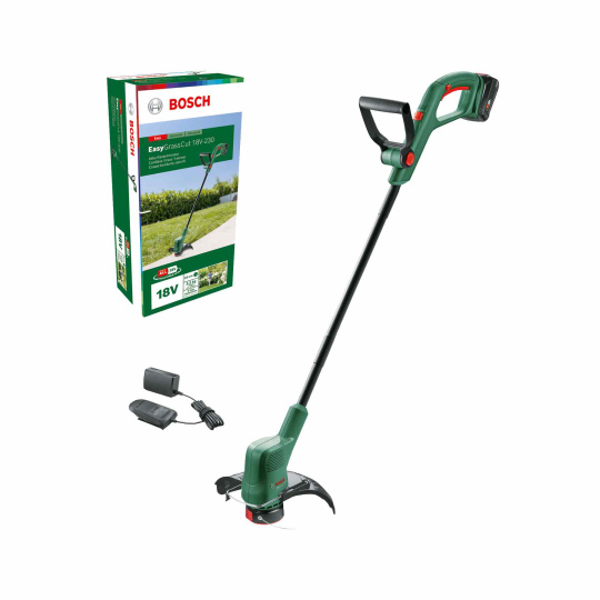 BOSCH EasyGrassCut 18V-230, akumulátorová strunová sekačka, 18 V, struna 23 cm