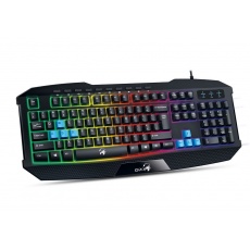 GENIUS klávesnice GX GAMING K-215 / herní, drátová, podsvícená/ USB/ černá/ CZ+SK layout GENIUS klávesnice GX GAMING K-215 / herní, drátová, podsvícená/ USB/ černá/ CZ+SK layout