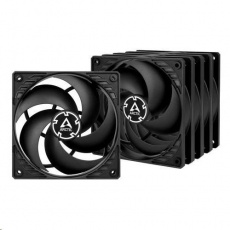 ARCTIC ventilátor P12 120mm, value pack (5ks), černá ARCTIC ventilátor P12 120mm, value pack (5ks), černá