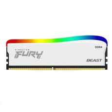 DIMM DDR4 16GB 3600MT/s CL18 KINGSTON FURY Beast White RGB SE DIMM DDR4 16GB 3600MT/s CL18 KINGSTON FURY Beast White RGB SE