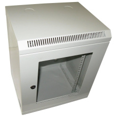 XtendLan 10" nástěnný rozvaděč 9U 350x280, nosnost 50 kg, dveře z plexiskla, svařovaný, šedý XtendLan 10" nástěnný rozvaděč 9U 350x280, nosnost 50 kg, dveře z plexiskla, svařovaný, šedý