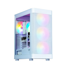 ZALMAN case I4 TG, Mid Tower, ATX, 2xUSB 3.0, 1xUSB 2.0, 4x 120mm RGB Fan, bílá ZALMAN case I4 TG, Mid Tower, ATX, 2xUSB 3.0, 1xUSB 2.0, 4x 120mm RGB Fan, bílá