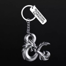 Konix Dungeons & Dragons "3D Logo" Metal Keychain Konix Dungeons & Dragons "3D Logo" Metal Keychain