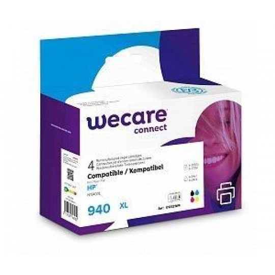 WECARE ARMOR cartridge pro HP OfficeJet Pro 8218, 8710, 8720, 8730, 8740 (3HZ52AE) černá/black+1C+1M+1Y/HC 1x53/3x26ml