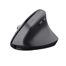 TRUST myš Bayo+ Ergonomická vertikální myš, Bezdrátová, černá TRUST myš Bayo+ Ergonomická vertikální myš, Bezdrátová, černá
