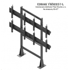 EDBAK VWS2257L - televizní stěna 2x2 Tv do 57" EDBAK VWS2257L - televizní stěna 2x2 Tv do 57"