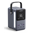 UGREEN powerbanka s rychlým nabíjením 48000mAh 5-port s displejem a LED, Li-ion, 300W, 3x USB-C, 2x USB-A, stříbrná