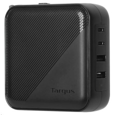 Targus® 100 W Gan Charger - Multi port - s cestovními adaptery