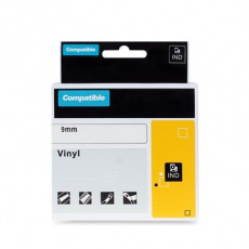 Xerox kompatibilní páska s DYMO 18443, 9mm x 5,5m, černý tisk / bílý podklad, RHINO, vinylová - ALLPRINT Xerox kompatibilní páska s DYMO 18443, 9mm x 5,5m, černý tisk / bílý podklad, RHINO, vinylová - ALLPRINT