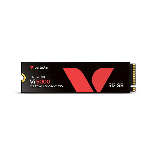 VERBATIM SSD Vi5000 Internal PCIe NVMe M.2 SSD 512GB , W2500/ R 5000 MB/s