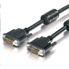 PREMIUMCORD Kabel DVI - DVI propojovací 3m (DVI-D, M/M, dual link)