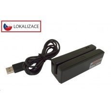 Virtuos MSR-100A třístopá čtečka magnetických karet, USB-HID/COM, černá Virtuos MSR-100A třístopá čtečka magnetických karet, USB-HID/COM, černá
