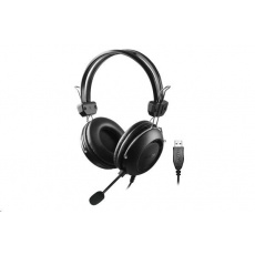 A4tech sluchátka HU-35, USB, černá A4tech sluchátka HU-35, USB, černá