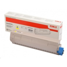 OKI Yellow toner do C823/C833/C843 (7 500 stránek) OKI Yellow toner do C823/C833/C843 (7 500 stránek)