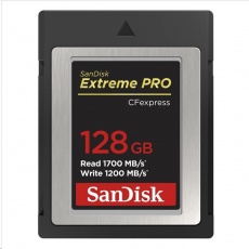 SanDisk Extreme Pro CFexpress Card 128GB, Type B, 1700MB/s Read, 1200MB/s Write SanDisk Extreme Pro CFexpress Card 128GB, Type B, 1700MB/s Read, 1200MB/s Write