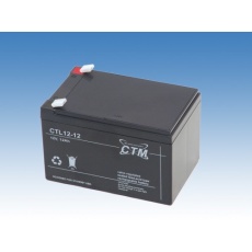 Baterie - CTM CTL 12-12L (12V/12Ah - Faston 250), životnost 10-12let Baterie - CTM CTL 12-12L (12V/12Ah - Faston 250), životnost 10-12let