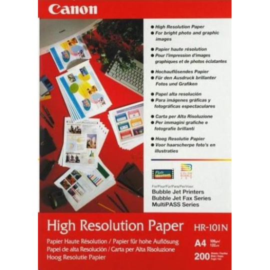 Canon fotopapír HR-101 A4, 50ks, matný, 106 g/m