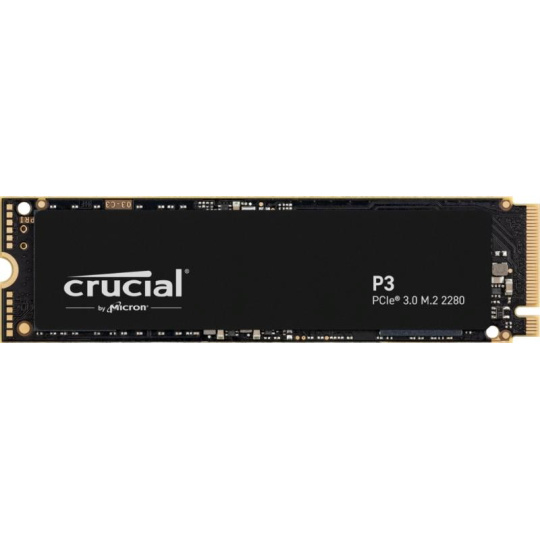 CRUCIAL SSD 2TB P3, M.2 2280, PCIe Gen3x4, R:3500/W:3000MB/s