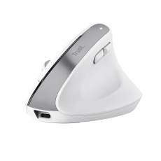 TRUST myš Bayo+ Ergonomická vertikální myš, Bezdrátová, bílá TRUST myš Bayo+ Ergonomická vertikální myš, Bezdrátová, bílá