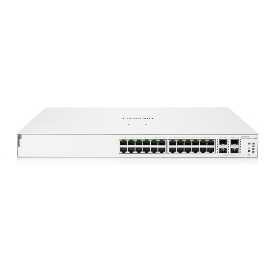 HPE Networking Instant On Switch 24p Gigabit CL4 PoE 4p SFP+ 370W 1930 (JL684B)