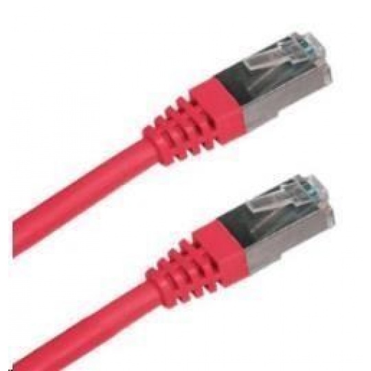 Patch kabel Cat6A, S-FTP - 1,5m, červený
